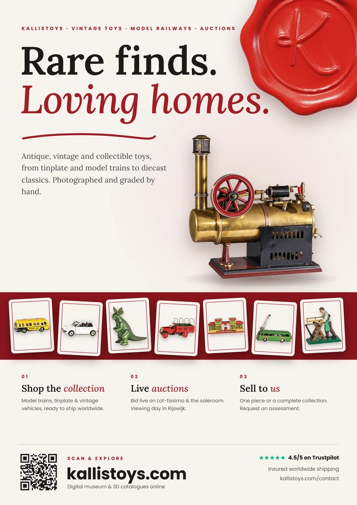 KallisToys poster – Rare finds, loving homes