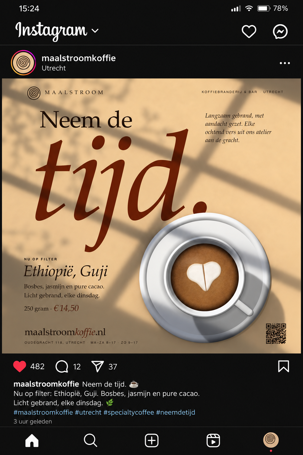 Voorbeeldontwerp voor Social post